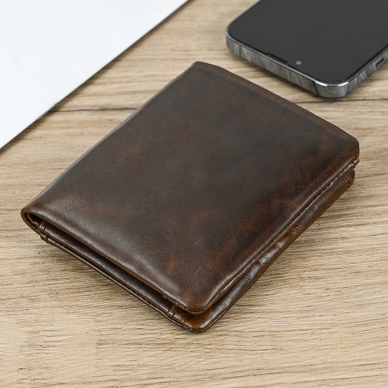Classic Bifold Genuine Leather Purse/Wallet BW-01