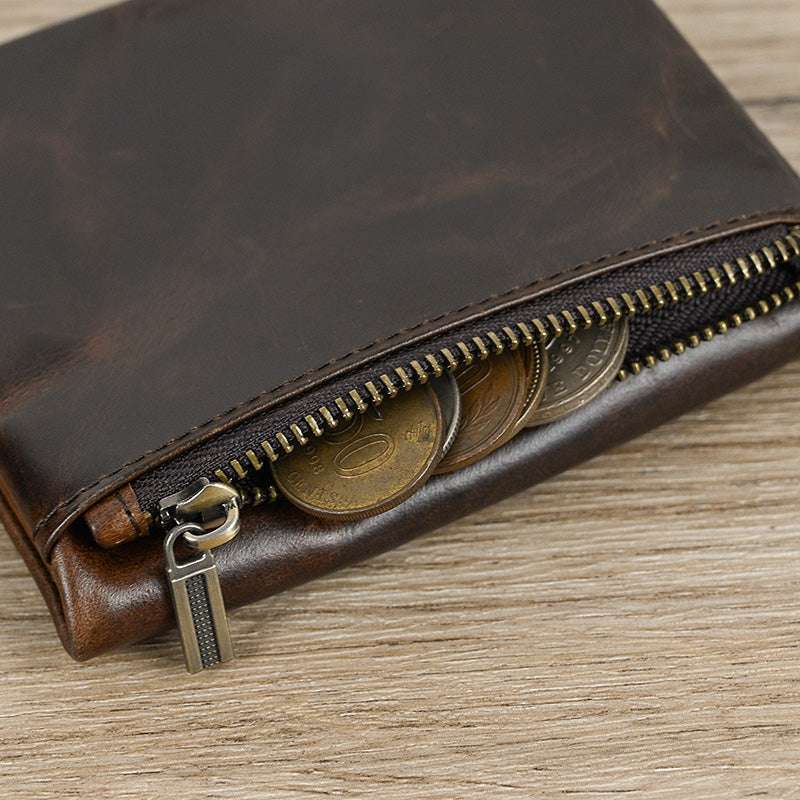 Classic Bifold Genuine Leather Purse/Wallet BW-01