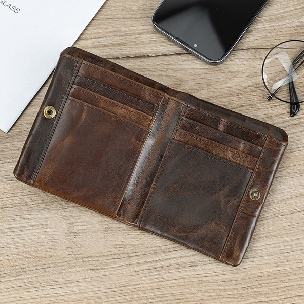 Classic Bifold Genuine Leather Purse/Wallet BW-01