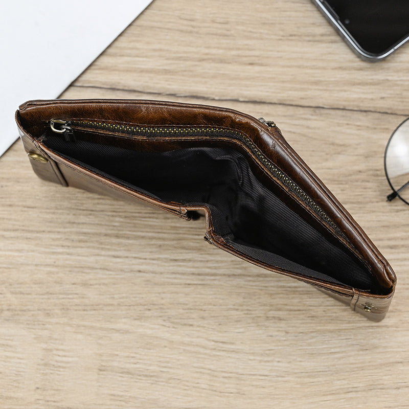 Classic Bifold Genuine Leather Purse/Wallet BW-01