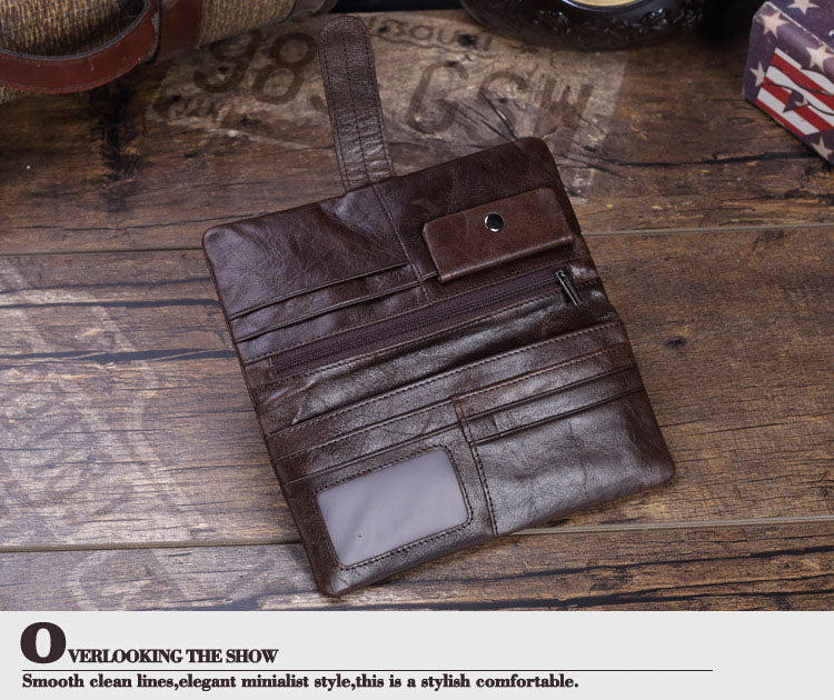 Retro Genuine Leather Purse/Wallet VL-002 New