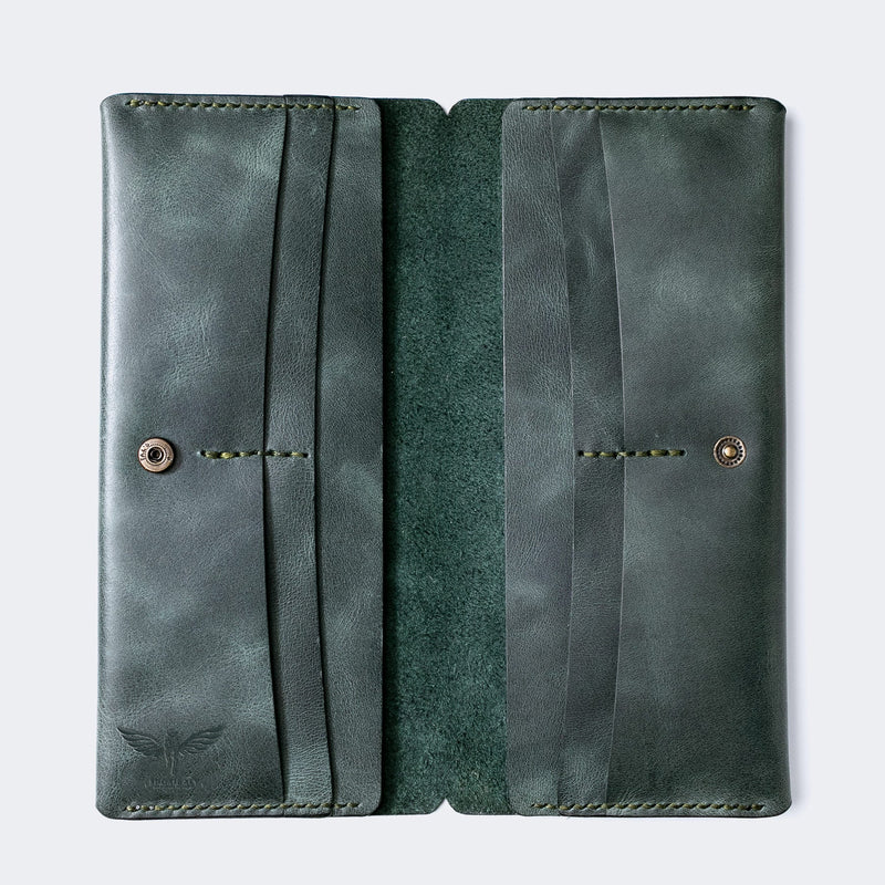 DOUBLE PHONE VINTAGE PREMIUM LEATHER WALLET CASE VIP-024
