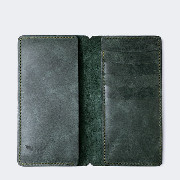 DOUBLE PHONE VINTAGE PREMIUM LEATHER WALLET CASE VIP-023
