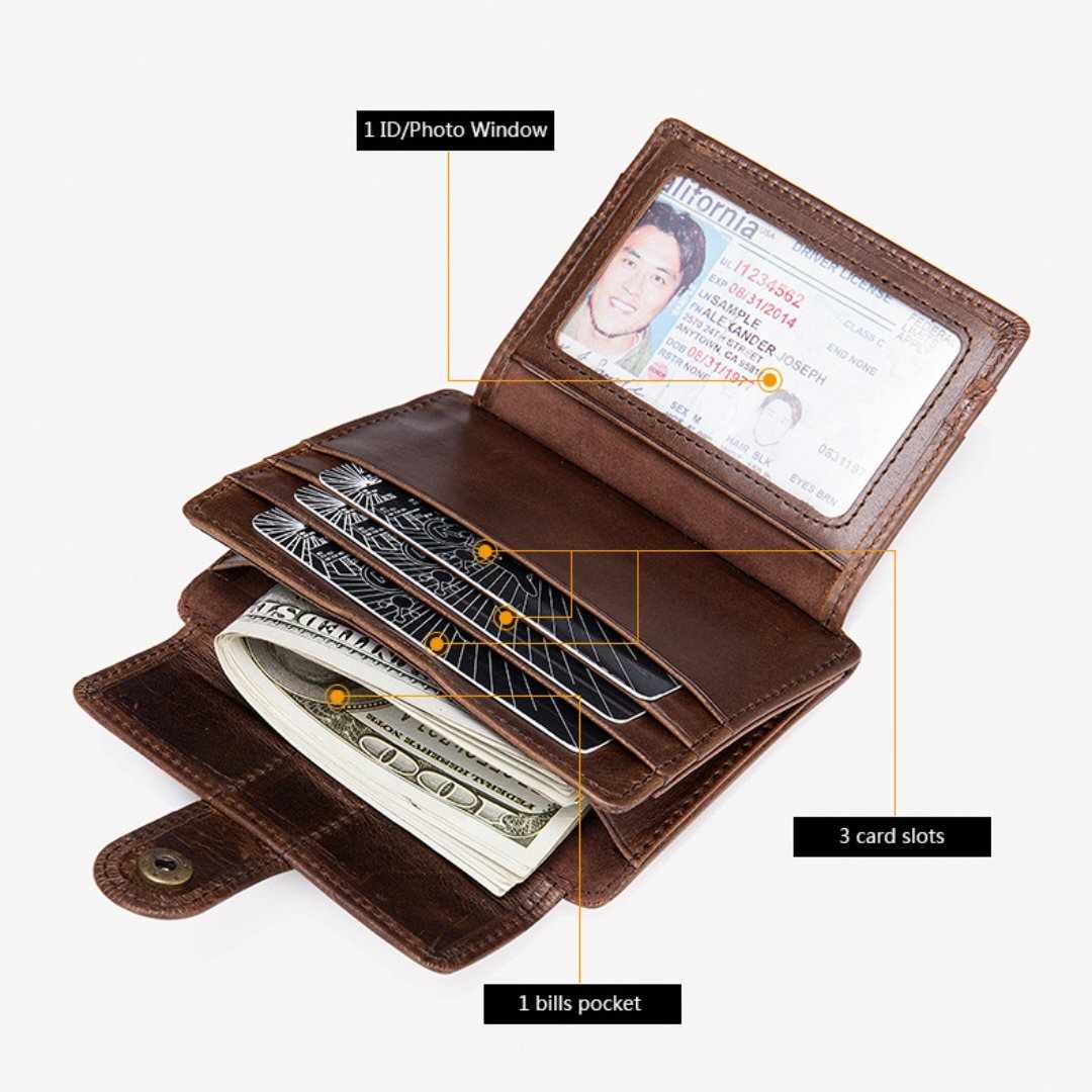 CLASSIC MINIMAL GENUINE LEATHER PURSE/WALLET MW-01