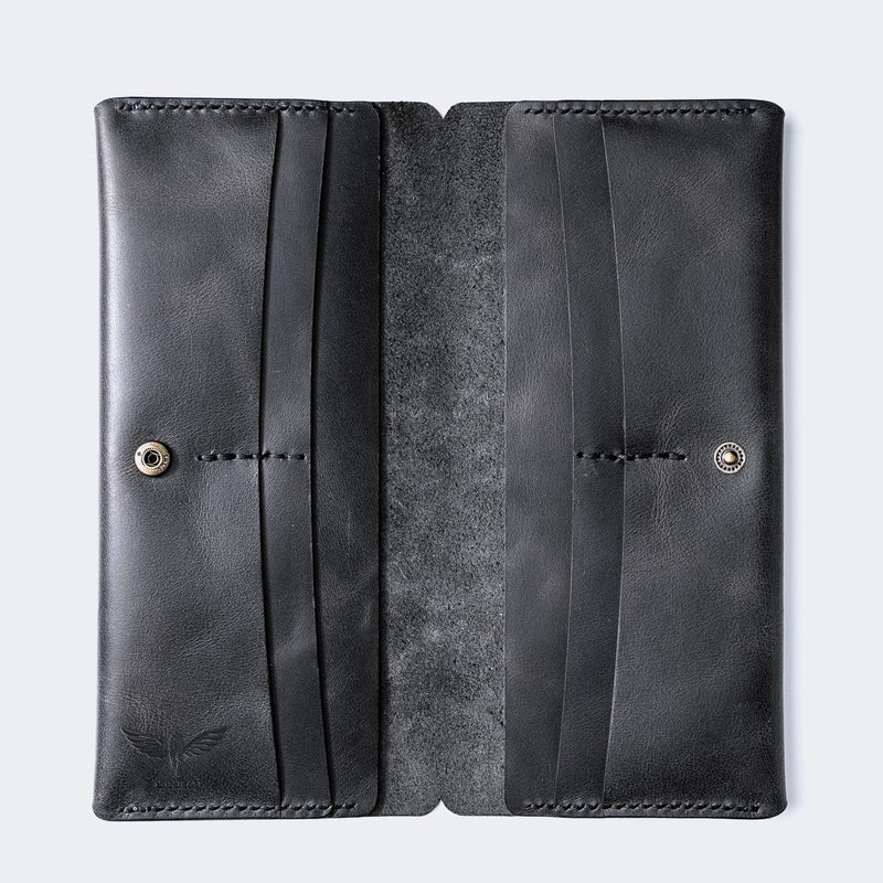 DOUBLE PHONE VINTAGE PREMIUM LEATHER WALLET CASE VIP-024