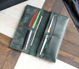 DOUBLE PHONE VINTAGE PREMIUM LEATHER WALLET CASE VIP-024