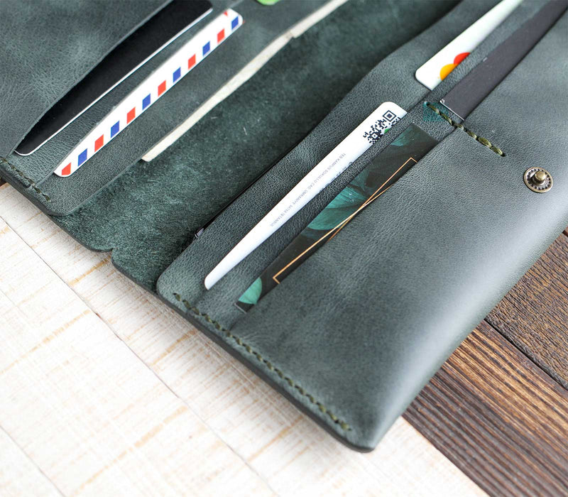 DOUBLE PHONE VINTAGE PREMIUM LEATHER WALLET CASE VIP-024