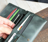 DOUBLE PHONE VINTAGE PREMIUM LEATHER WALLET CASE VIP-024