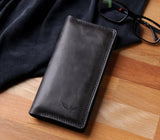 DOUBLE PHONE VINTAGE PREMIUM LEATHER WALLET CASE VIP-023