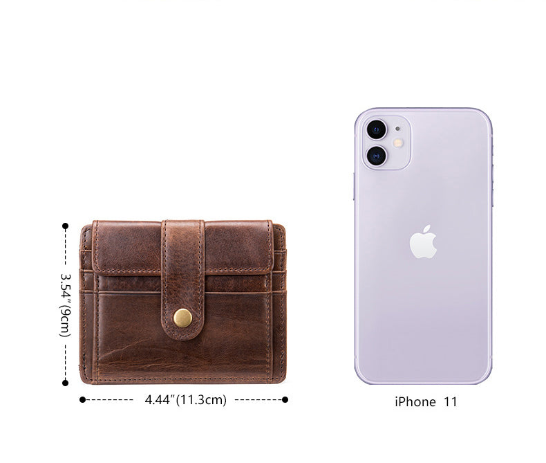 CLASSIC MINIMAL GENUINE LEATHER PURSE/WALLET MW-01