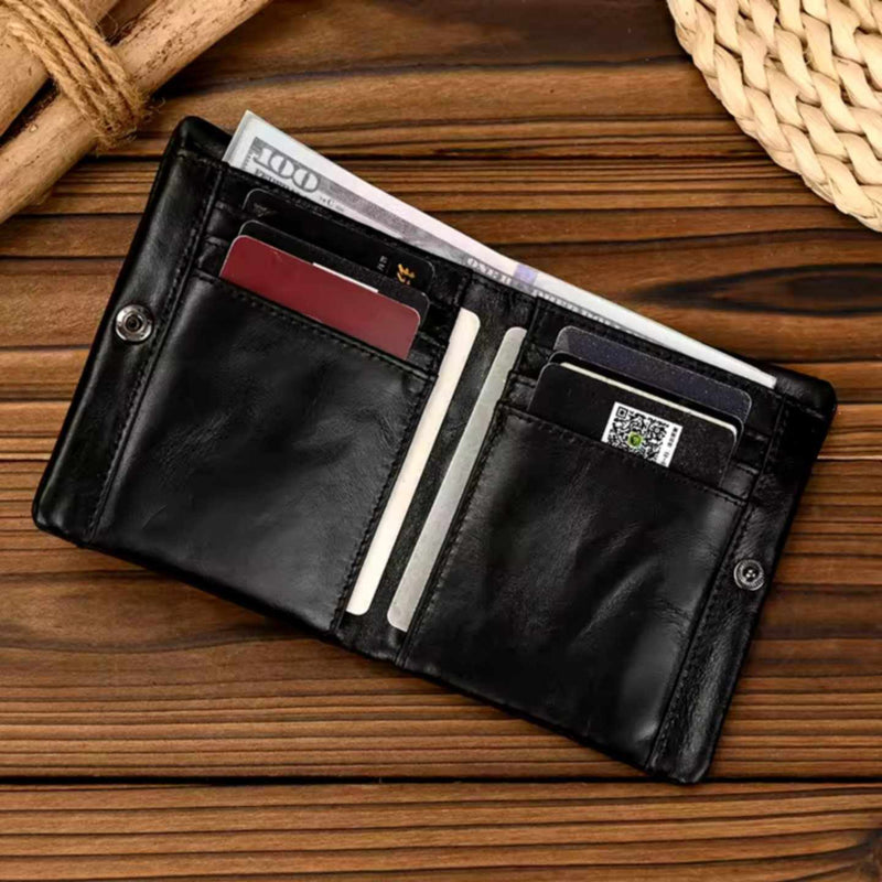 Classic Bifold Genuine Leather Purse/Wallet BW-01